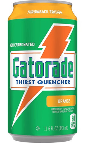 GATORADE ORANGE CANS - Cans